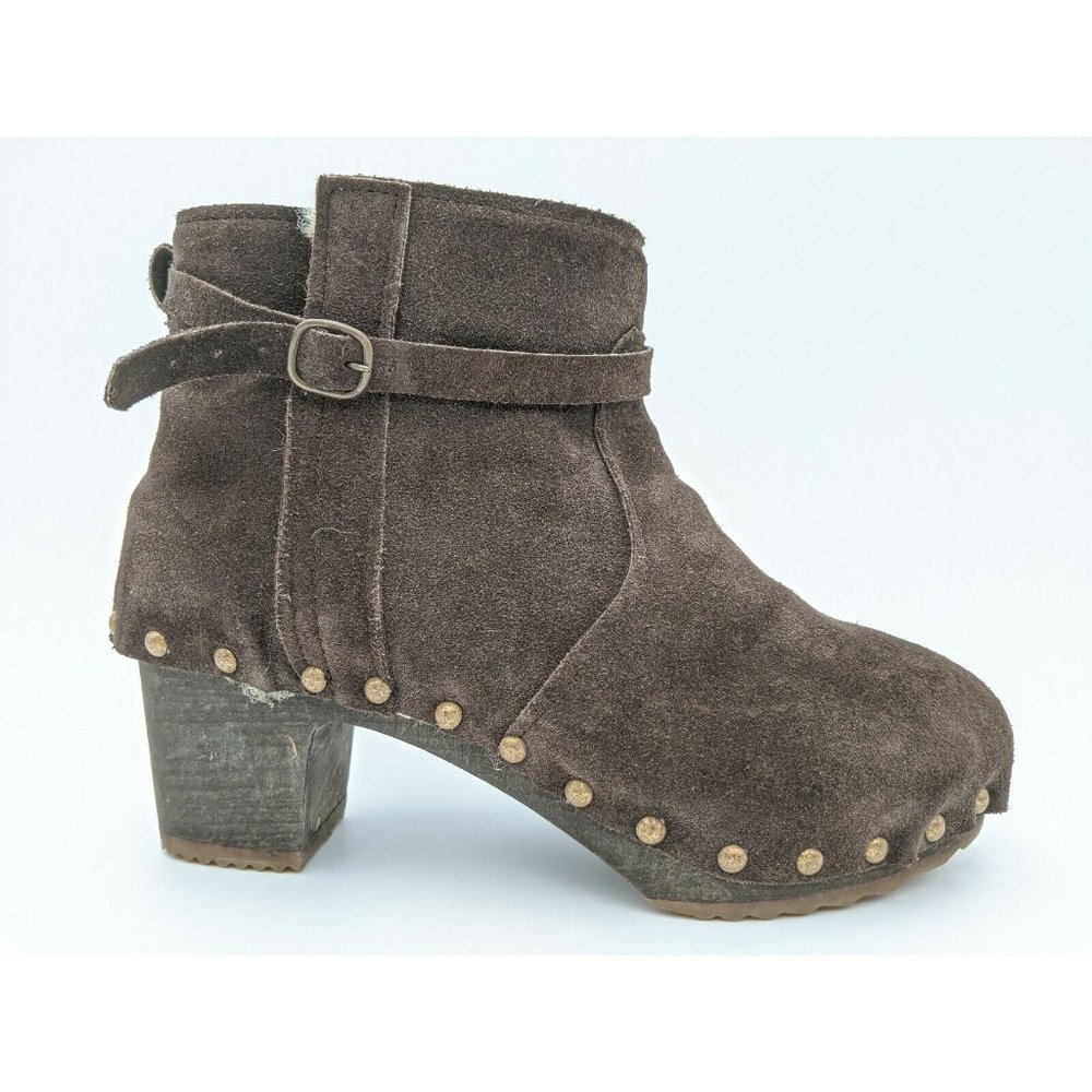 Unbranded Shearling Fleece Lined Clog Booties